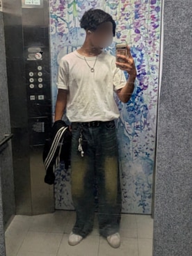 「アイテム（ジャージ）」を使った、shunsukeさん（メンズ・177cm・10代）の夏コーディネート