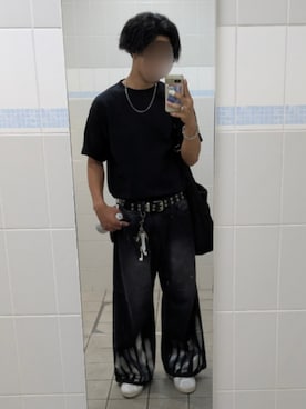 「アイテム（Tシャツ/カットソー）」を使った、shunsukeさん（メンズ・177cm・10代）の夏コーディネート