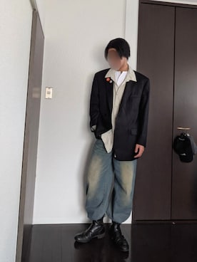 「AVIREX（アヴィレックス）の《DAILY/デイリー》RIB SHORT SLEEVE HENLEY NECK T-SHIRT / デイリーウェア リブ 半袖 へンリーネック Tシャツ / AVIREX / アヴィレックス（Tシャツ/カットソー）」を使った、shunさん（メンズ・177cm）の春コーディネート