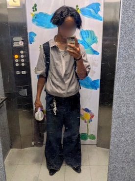 「アイテム（タンクトップ）」を使った、shunsukeさん（メンズ・177cm）の夏コーディネート