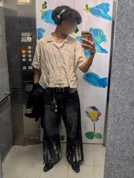 「アイテム（ジャージ）」を使った、shunsukeさん（メンズ・177cm）の秋コーディネート