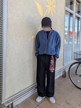 「adidas（アディダス）のスーパースター ADV / Superstar ADV / アディダスオリジナルス adidas Originals スニーカー（スニーカー、ホワイト系）」を使った、shunさん（メンズ・177cm）の春コーディネート