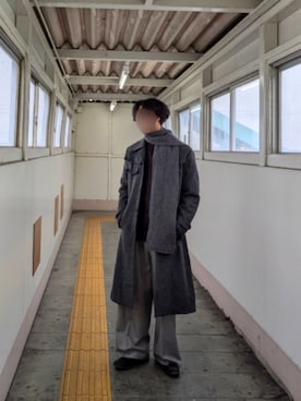 「stefanorossi（ステファノロッシ）のアイテム」を使った、shunさん（メンズ・177cm）の冬コーディネート