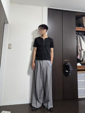 「GUCCI（グッチ）のアイテム」を使った、shunさん（メンズ・177cm）の夏コーディネート