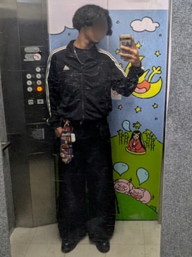 「アイテム（ジャージ）」を使った、shunsukeさん（メンズ・177cm）の秋コーディネート