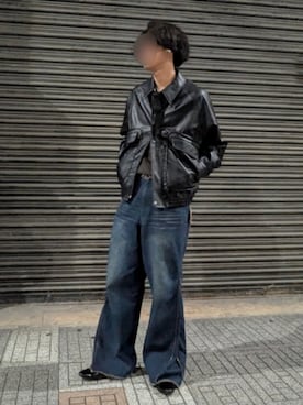 「アイテム（ブルゾン）」を使った、shunsukeさん（メンズ・177cm）の秋コーディネート