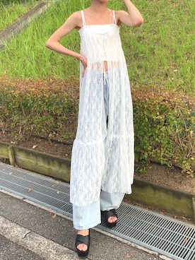 「167cm」｜ひなさん（レディース・167cm）の夏コーディネート