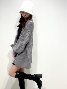 ひなさん（レディース・167cm）の秋コーディネート