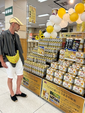 「お買い物」｜rossiさん（メンズ・175cm）の夏コーディネート