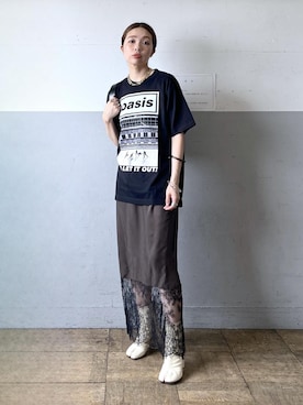 「アイテム（スカート）」を使った、tampoさん（レディース・159cm・30代）の夏コーディネート