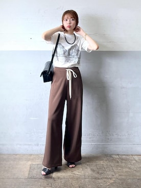 「アイテム（ブレスレット）」を使った、tampoさん（レディース・159cm・30代）の夏コーディネート