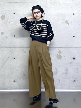 「イエベスプリング」｜「アイテム（パンツ）」を使った、tampoさん（レディース・158cm）の夏コーディネート