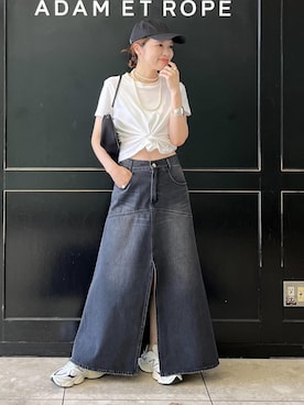 「イエベスプリング」｜「アイテム（バッグ）」を使った、tampoさん（レディース・158cm）の夏コーディネート