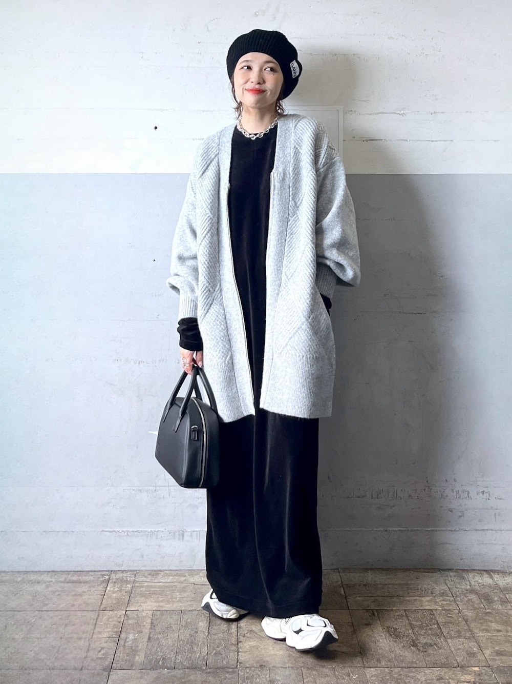 ADAM ET ROPE'（アダムエロペ）の「【WEB限定】柄ニットジップ
