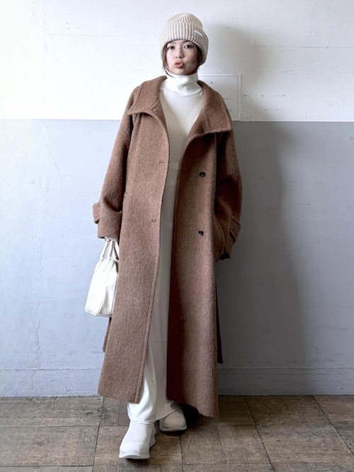 スタンドカラーマキシコート（ステンカラーコート）｜ADAM ET ROPE
