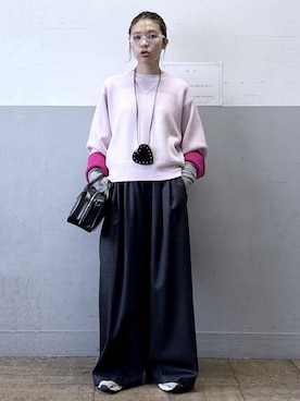 「アイテム（コインケース）」を使った、tampoさん（レディース・159cm）の秋コーディネート