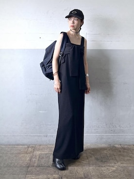 「アイテム（ワンピース）」を使った、tampoさん（レディース・159cm・30代）の夏コーディネート