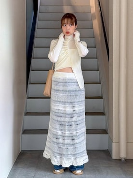 「EMOELLE（エモエレ）のアイテム」を使った、tampoさん（レディース・159cm）の秋コーディネート