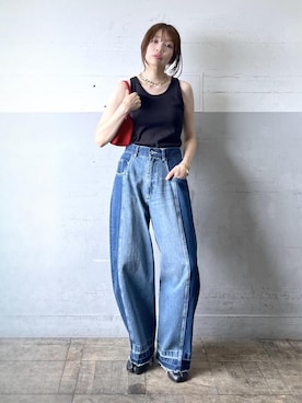 「アイテム（ブレスレット）」を使った、tampoさん（レディース・159cm・30代）の夏コーディネート