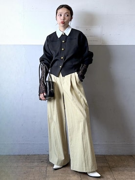 「アイテム（パンプス）」を使った、tampoさん（レディース・159cm）の冬コーディネート