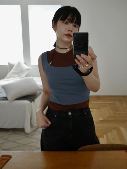 RIM.ARK スルーホールストーンネックレス Through hole stone N/C スルーホールストーンネックレス