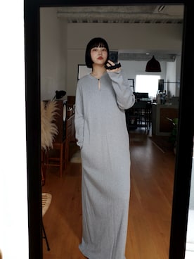 「アイテム（ワンピース/ドレス）」を使った、yoshinosasakiさん（レディース・165cm・30代）の秋コーディネート