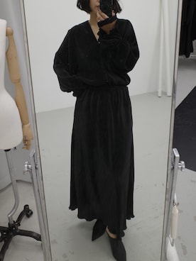 「アイテム（ドレス）」を使った、yoshinosasakiさん（レディース・165cm）の冬コーディネート