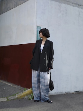 「RIM.ARK（リムアーク）のアイテム」を使った、yoshinosasakiさん（レディース・165cm）の春コーディネート