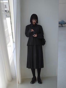 「アイテム（ジャケット/アウター）」を使った、yoshinosasakiさん（レディース・165cm・30代）の夏コーディネート