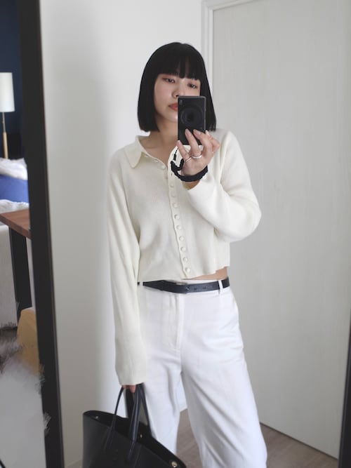 Minimum knit CD ミニマムニットカーディガン（カーディガン