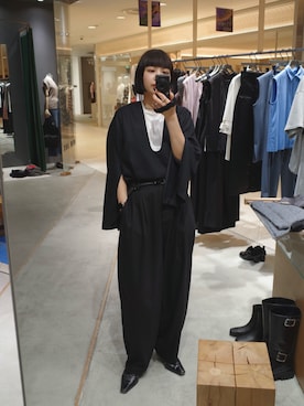 「アイテム（パンツ）」を使った、yoshinosasakiさん（レディース・165cm・30代）の秋コーディネート