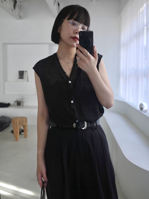 RIM.ARK リムアーク Little shape knit vest 完売！RIM ARK Little