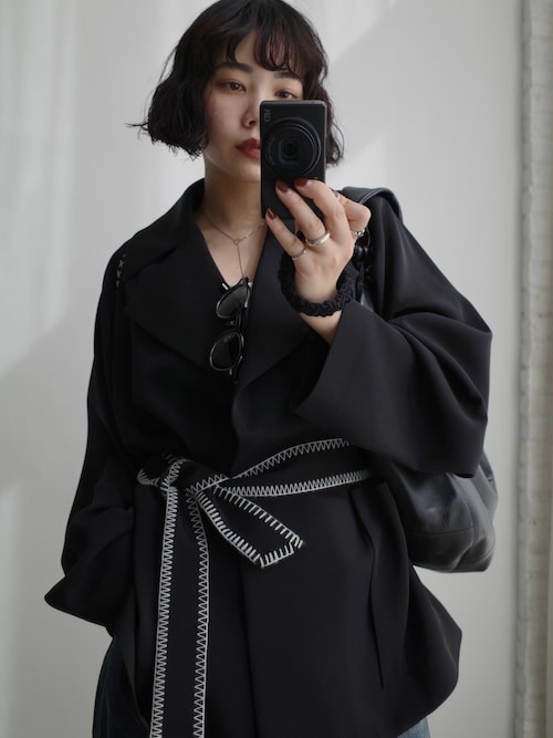 RIM.ARK トレンチコート コート Hidden detail over trench ヒドゥン