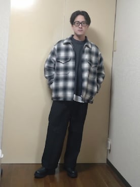 「PENDLETON（ペンドルトン）のアイテム（ジャケット/アウター）」を使った、あやたかさん（メンズ・170cm）の秋コーディネート