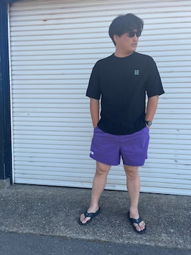 「LUMINOX(ルミノックス)のアイテム」を使った、Shogoさん(メンズ・177cm)の夏コーディネート
