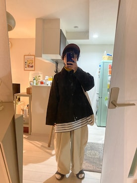 「アイテム（キャップ）」を使った、snさん（レディース・146cm・20代）の秋コーディネート