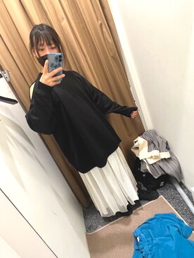 「アイテム（スウェット）」を使った、竜胆さん（メンズ・165cm）の秋コーディネート