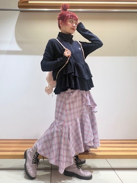 FURFURさん（レディース・154cm）の秋コーディネート
