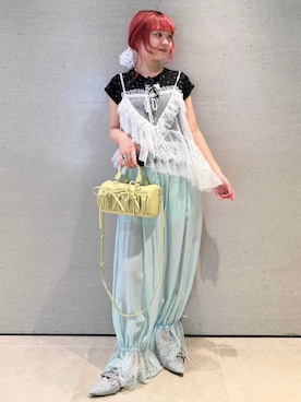 「FURFUR（ファーファー）のアイテム」を使った、FURFURさん（レディース・154cm）の春コーディネート