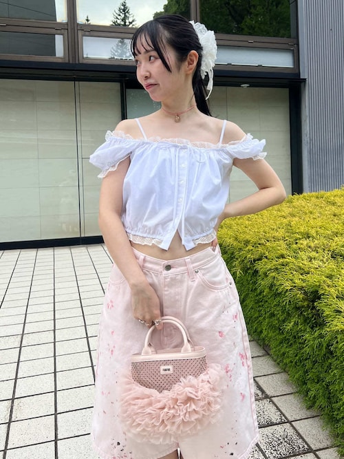 Leeコラボペイントデニムハーフパンツ（デニムパンツ）｜FURFUR