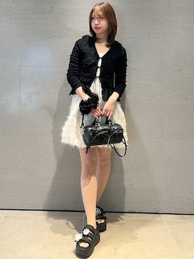 「FURFUR（ファーファー）のアイテム」を使った、FURFURさん（レディース・157cm）の春コーディネート