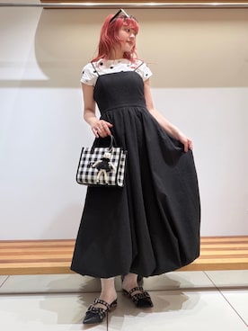 「FURFUR（ファーファー）のアイテム」を使った、FURFURさん（レディース・154cm）の春コーディネート