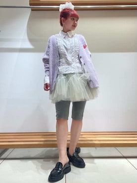 「プリーツ」｜FURFURさん（レディース・154cm）の秋コーディネート