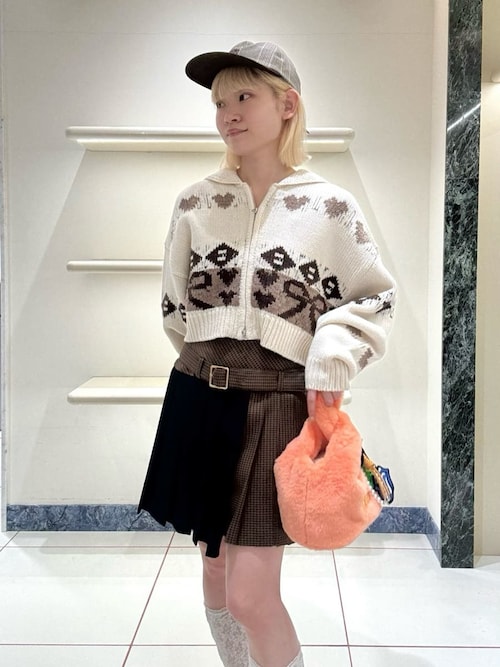 リボンカウチンニットカーディガン（カーディガン/ボレロ）｜FURFUR