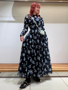 「FURFUR（ファーファー）のアイテム」を使った、FURFURさん（レディース・154cm）の春コーディネート