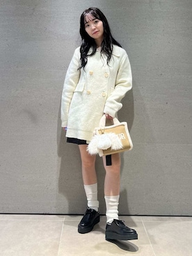 「アイテム（その他シューズ）」を使った、FURFURさん（レディース・161cm）の夏コーディネート