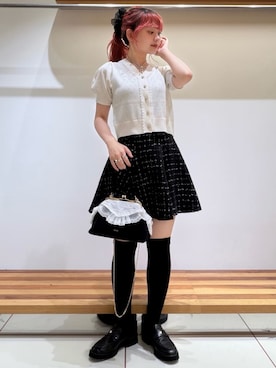 「シューズ」｜FURFURさん（レディース・154cm）の夏コーディネート