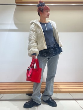 FURFURさん（レディース・154cm）の秋コーディネート