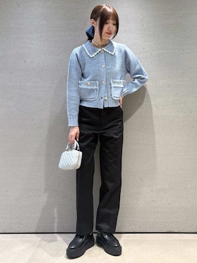「アイテム（その他パンツ）」を使った、FURFURさん（レディース・163cm）の夏コーディネート