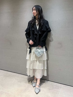 「FURFUR（ファーファー）のアイテム」を使った、FURFURさん（レディース・162cm）の春コーディネート